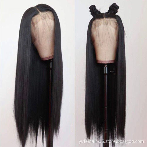 Wholesale Straight Brazilian Hair HD Lace Wigs,13X6 lace frontal wig with baby hair,Virgin human hair wigs for black women